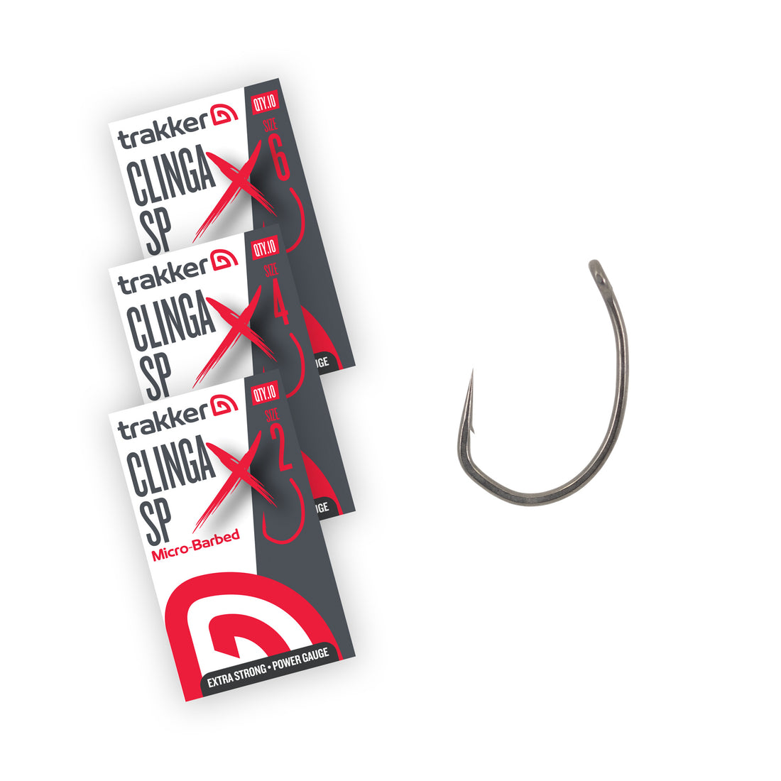 Trakker Clinga SP XS Hooks Micro Barbed