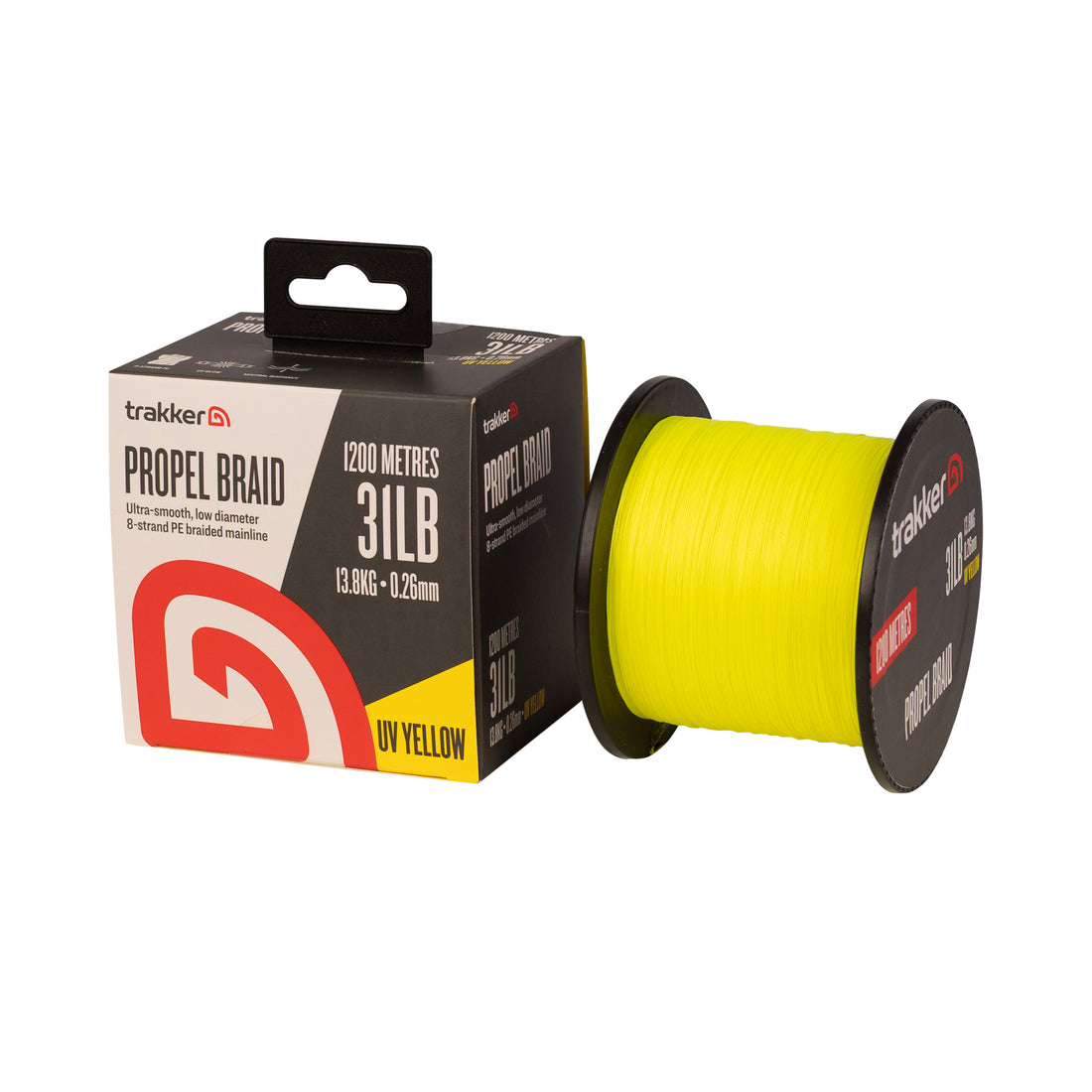 Trakker Propel Braid 0,26mm 1200m UV Yellow