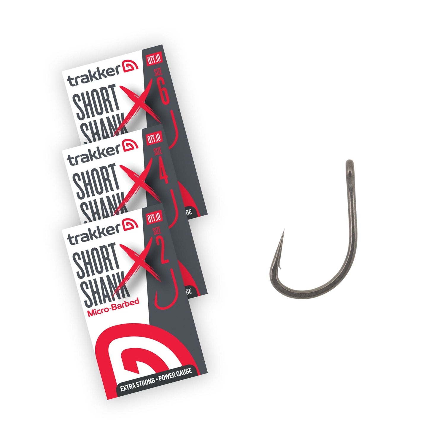 Trakker Short Shank XS Hooks Micro Barbed