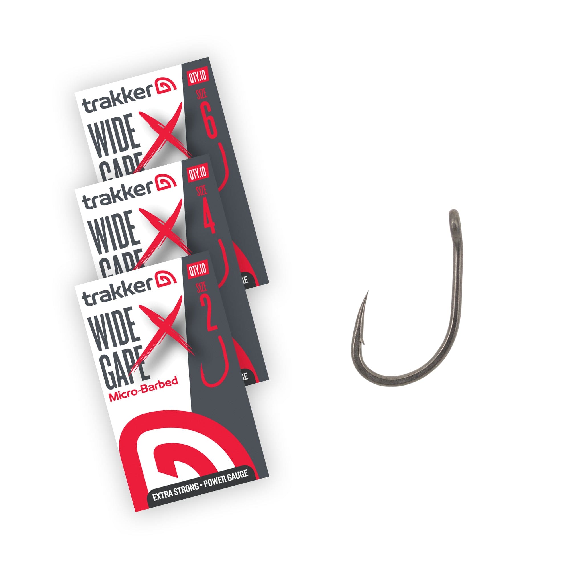 Trakker Wide Gape XS Hooks Micro Barbed