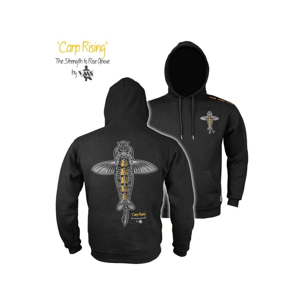 Vass Carp Rising Hoody Black