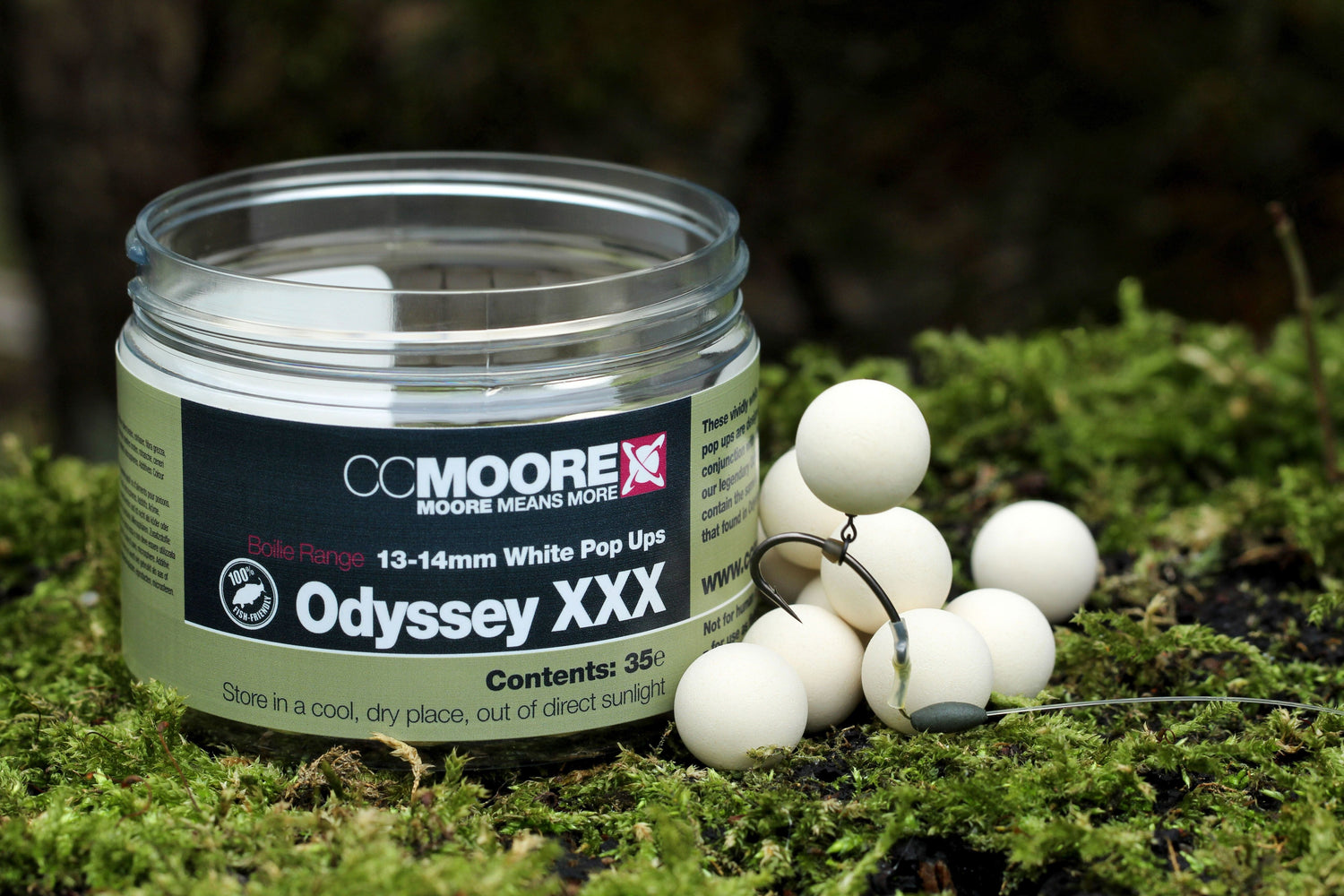 CC Moore Odyssey XXX White Pop Ups 13/14mm