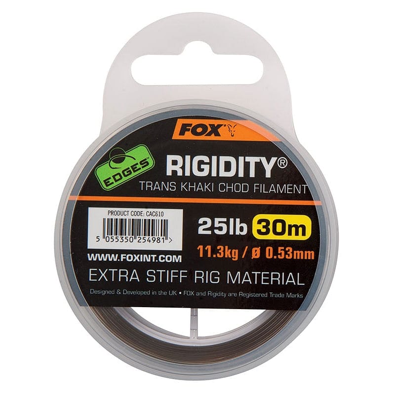 Fox Rigidity Trans Khaki Chod Filament 0,53mm 25lb