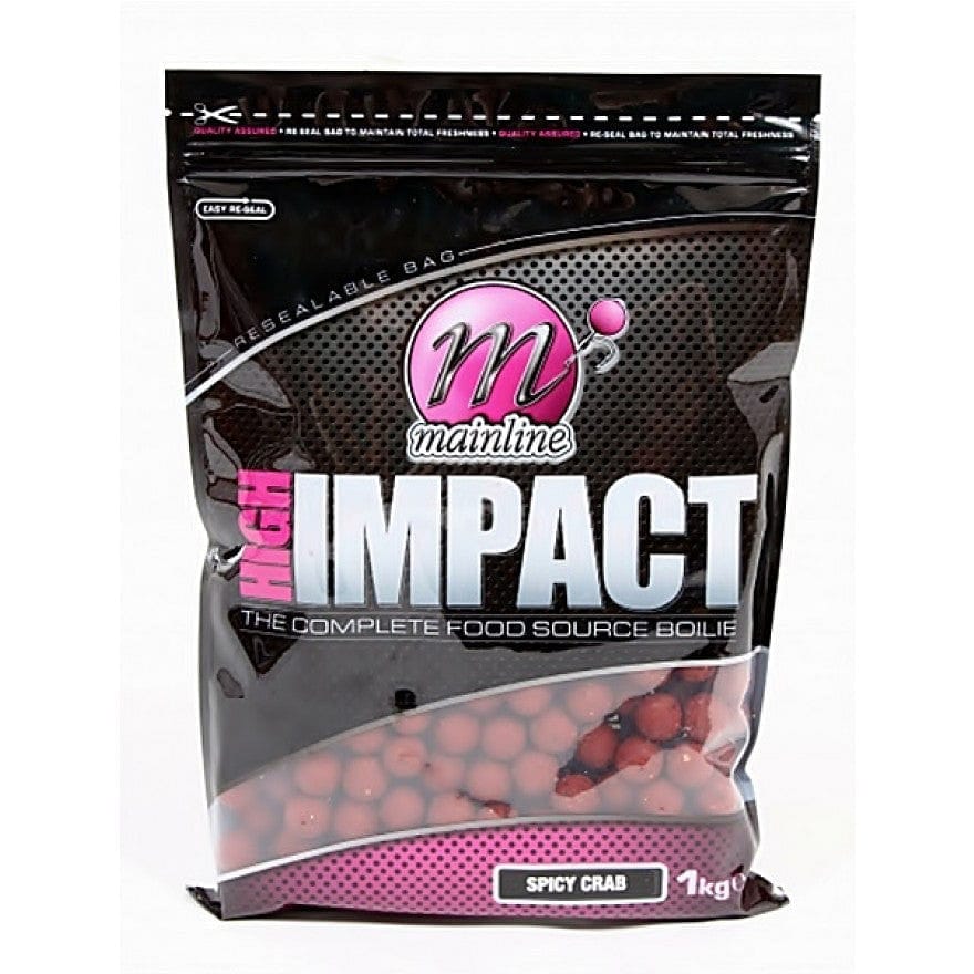 Mainline High Impact Boilies Spicy Crab 1kg 15mm