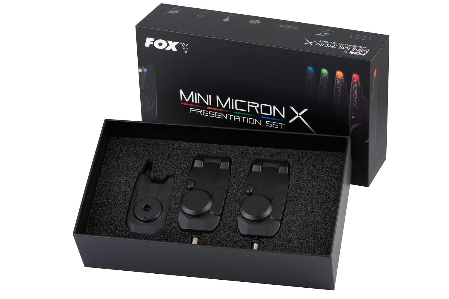 Fox Mini Micron X inc. Hardcases 2 Rod Set