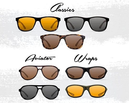 Sunglasses Wrap Gloss Olive/Yellow Lens