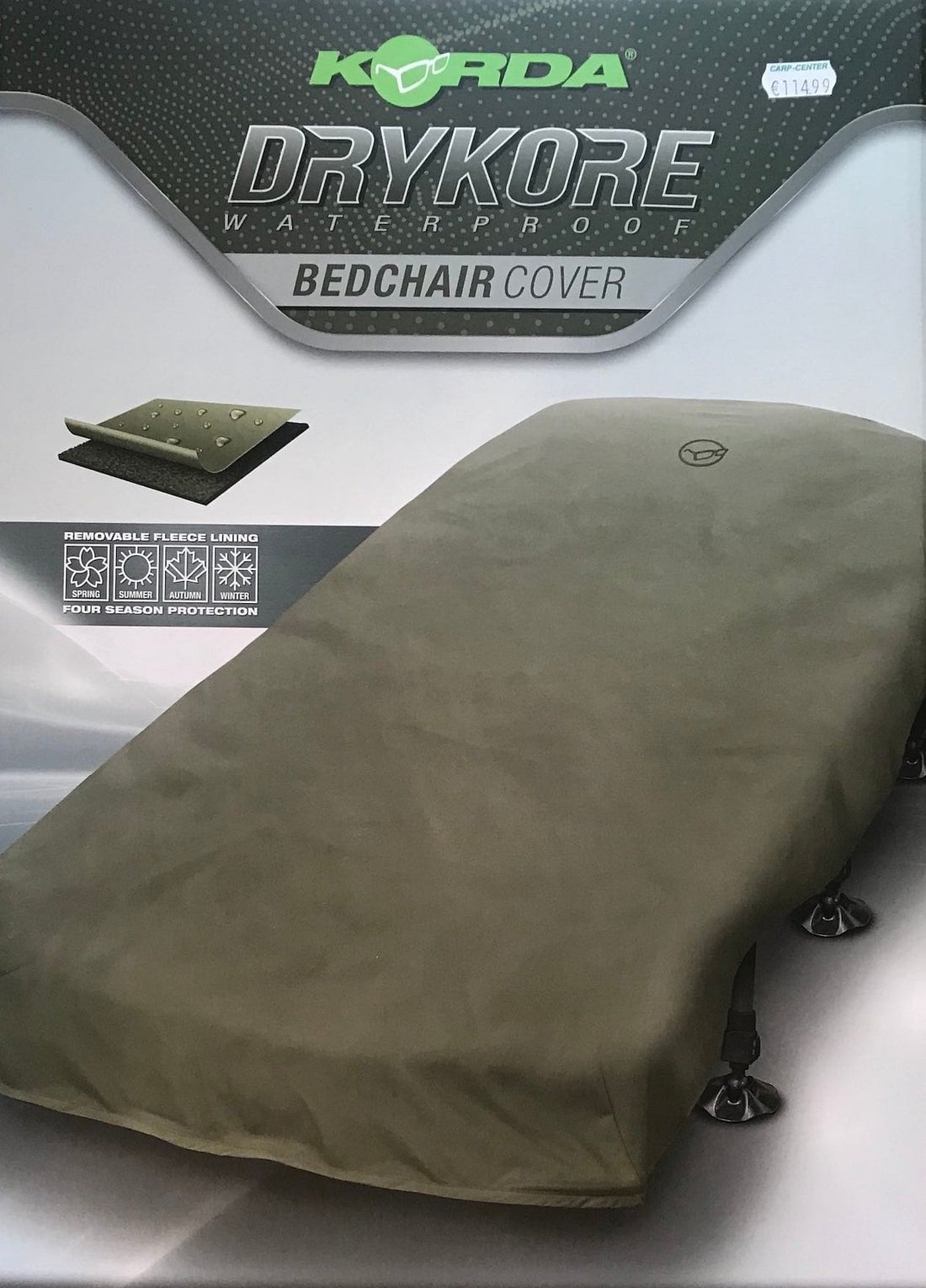 Korda Dry Kore Bedchair Cover