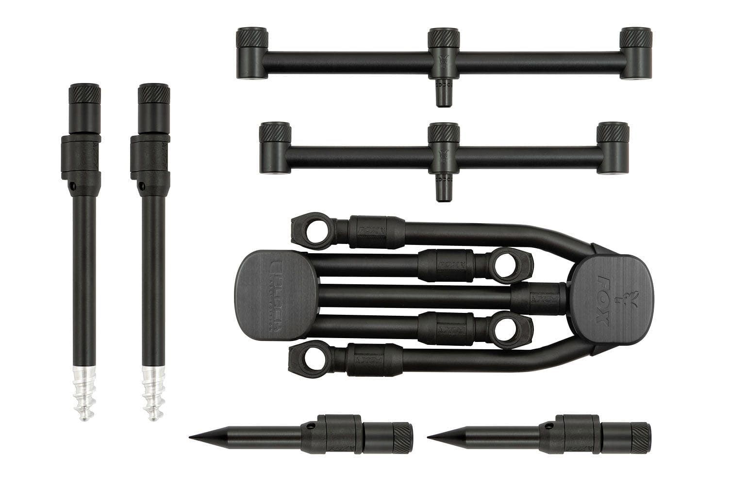 Fox Black Label QR 3 Rod Pod Complete Kit