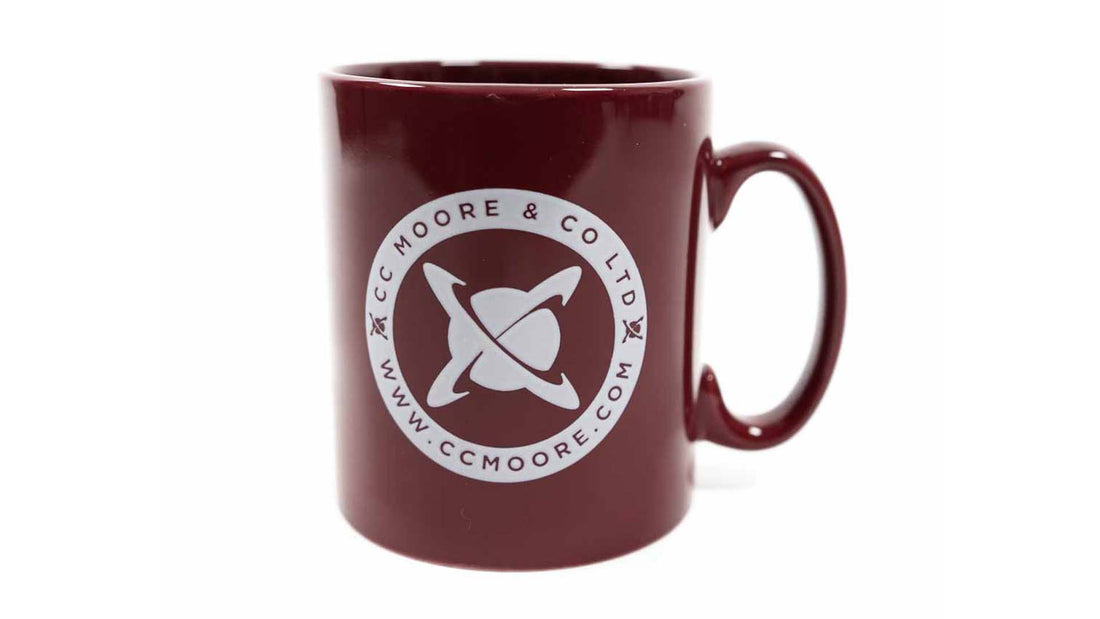 CC Moore Burgundy Mug