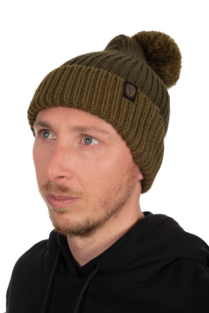 Fox Heavy Knit Bobble Olive