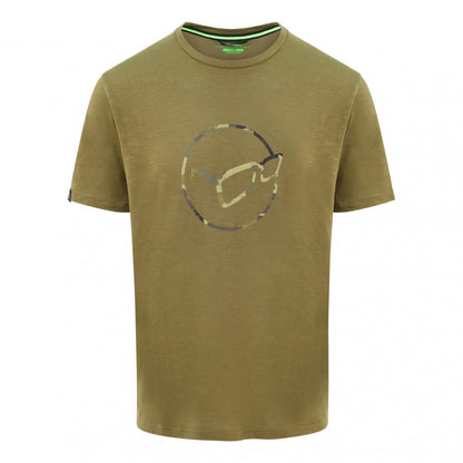 LE Distressed Logo Tee Olive Small