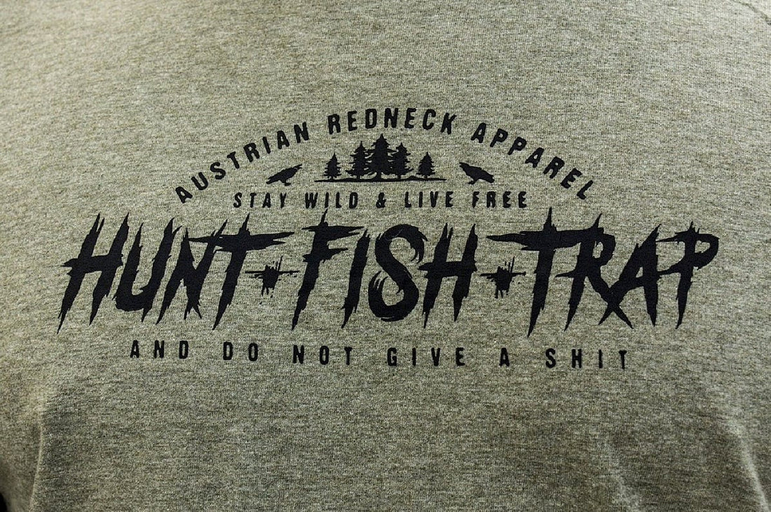 Hunt Fish Trap Shirt Small